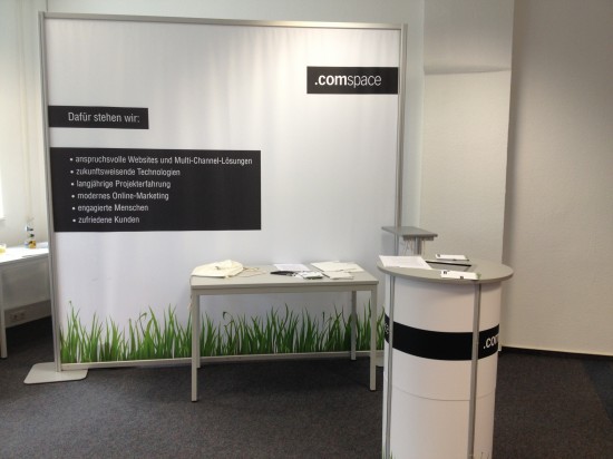 comspace-Stand auf CAREER.DAY FHM